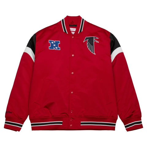 Atlanta Falcons NFL Jacke Heavyweight Satin Jacket Merchandise Mitchell and Ness