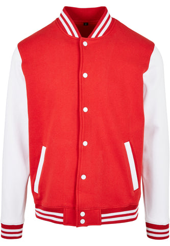 College Jacke / Varsity Jacket - Basic - rot