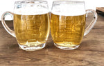 Football - Bierkrug-Set (2 Stück) - Bierglas