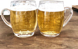 Football - Bierkrug-Set (2 Stück) - Bierglas