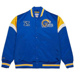 Los Angeles Rams NFL Jacke Heavyweight Satin Jacket Merchandise Mitchell and Ness