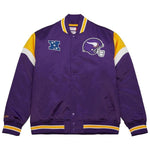 Minnesota Vikings NFL Jacke Heavyweight Satin Jacket Merchandise Mitchell and Ness