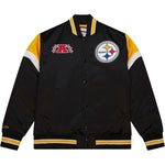 Pittsburgh Steelers NFL Jacke Heavyweight Satin Jacket Merchandise Mitchell and Ness
