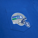 Seattle Seahawks NFL Premium Pocket T-Shirt Mitchell and Ness