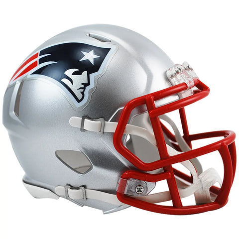 New England Patriots Mini Football Helmet Riddell Speed - NFL Mini Helm