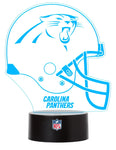 Carolina Panthers Helm-Lampe LED Licht NFL Deko Geschenkidee Fan