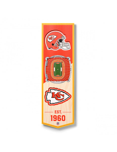 NFL Wand-Deko - Stadium - Kansas City Chiefs
