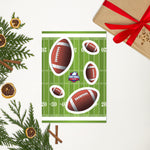 FOOTBALL AUFKLEBER-SET FÜR SNACK-HELM