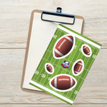 FOOTBALL AUFKLEBER-SET FÜR SNACK-HELM