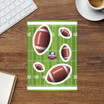FOOTBALL AUFKLEBER-SET FÜR SNACK-HELM