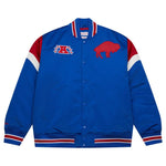 Buffalo Bills NFL Jacke Heavyweight Satin Jacket Merchandise Mitchell and Ness