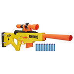 Hasbro - Nerf Fortnite BASR-L Blaster mit Bolzen-Action, Clip-Magazin – enthält abnehmbares Fernrohr, 6-Dart Clip-Magazin, 12 Nerf Elite Darts - NFL Shop - AMERICAN FOOTBALL-KING