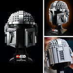 LEGO - LEGO 75328 Star Wars Mandalorianer Helm Modell, Sammlerstück und ein tolles Geschenk für Erwachsene, Bausatz, Zimmer-Deko - NFL Shop - AMERICAN FOOTBALL-KING