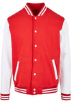 College Jacke / Varsity Jacket - Basic - rot