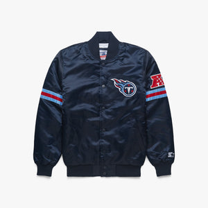 HOMAGE x Starter Satin Jacket - NFL - Tennessee Titans