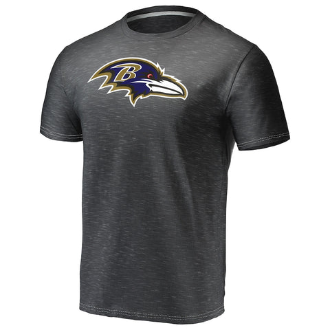 Fanatics - Baltimore Ravens Charcoal Logo T-Shirt - NFL Shop - AMERICAN FOOTBALL-KING