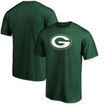 Fanatics - Green Bay Packers Green Logo T-Shirt - NFL Shop - AMERICAN FOOTBALL-KING