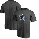 Fanatics - Dallas Cowboys Heathered Charcoal Logo T-Shirt - NFL Shop - AMERICAN FOOTBALL-KING