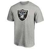 Fanatics - Las Vegas Raiders Grey Logo T-Shirt - NFL Shop - AMERICAN FOOTBALL-KING