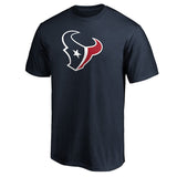 Fanatics - Houston Texans Navy Logo T-Shirt - NFL Shop - AMERICAN FOOTBALL-KING