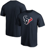 Fanatics - Houston Texans Navy Logo T-Shirt - NFL Shop - AMERICAN FOOTBALL-KING
