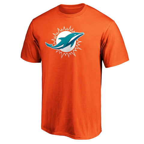 Fanatics - Miami Dolphins Orange Logo T-Shirt - NFL Shop - AMERICAN FOOTBALL-KING