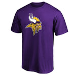 Fanatics - Minnesota Vikings Purple Logo T-Shirt - NFL Shop - AMERICAN FOOTBALL-KING