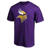 Fanatics - Minnesota Vikings Purple Logo T-Shirt - NFL Shop - AMERICAN FOOTBALL-KING