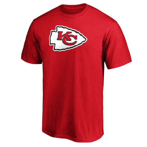 Fanatics - Kansas City Chiefs Red Logo T-Shirt - NFL Shop - AMERICAN FOOTBALL-KING