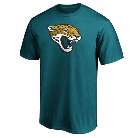 Fanatics - Jacksonville Jaguars Teal Logo T-Shirt - NFL Shop - AMERICAN FOOTBALL-KING