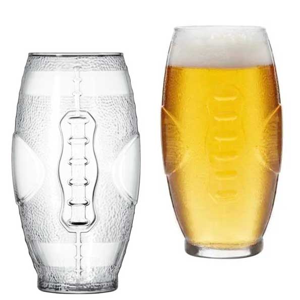 American Football - Bierglas-Set (2 Stück) für NFL-Abend