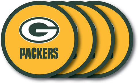 Green Bay Packers - Glas Untersetzer - Vinyl Party Deko