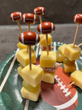 Fingerfood Spiesse - American Football Party Deko (30 Stück) - 9cm