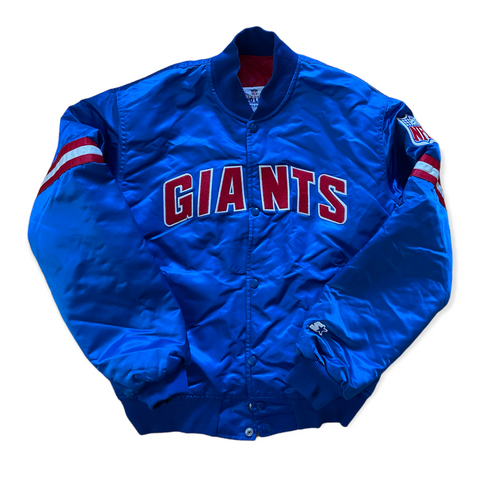 Vintage - NFL Starter Satin Jacket - New York Giants