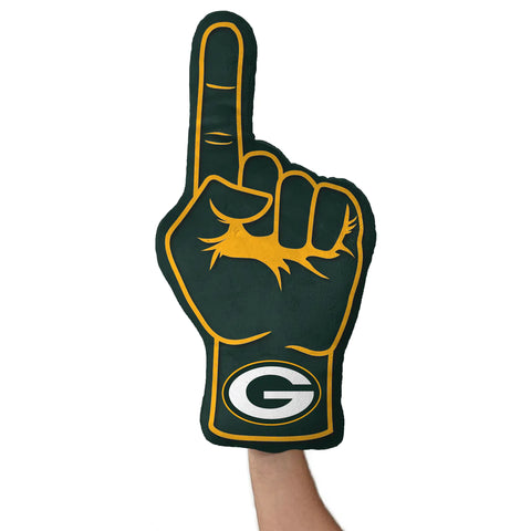Green Bay Packers Plushlet Fan Finger Pillow