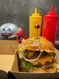 Burger-Spieße - American Football Style - Party Deko (30 Stück) - 12cm