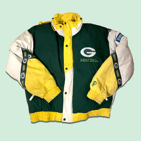 Vintage - NFL Pro Player Padded Jacket - Green Bay Packers