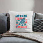 Football Sofa-Kissen - Geschenkidee - natural white