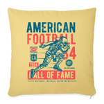 Football Sofa-Kissen - Geschenkidee - washed yellow