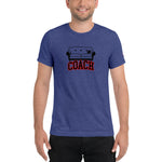 Sofa-Coach - Triblend T-Shirt - Red Block