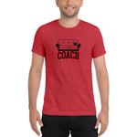 Sofa-Coach - Triblend T-Shirt - Red Block