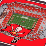 YouTheFan - 3D-StadiumView Untersetzer - 2x Set - Tampa Bay Bucs Stadion - NFL Shop - AMERICAN FOOTBALL-KING